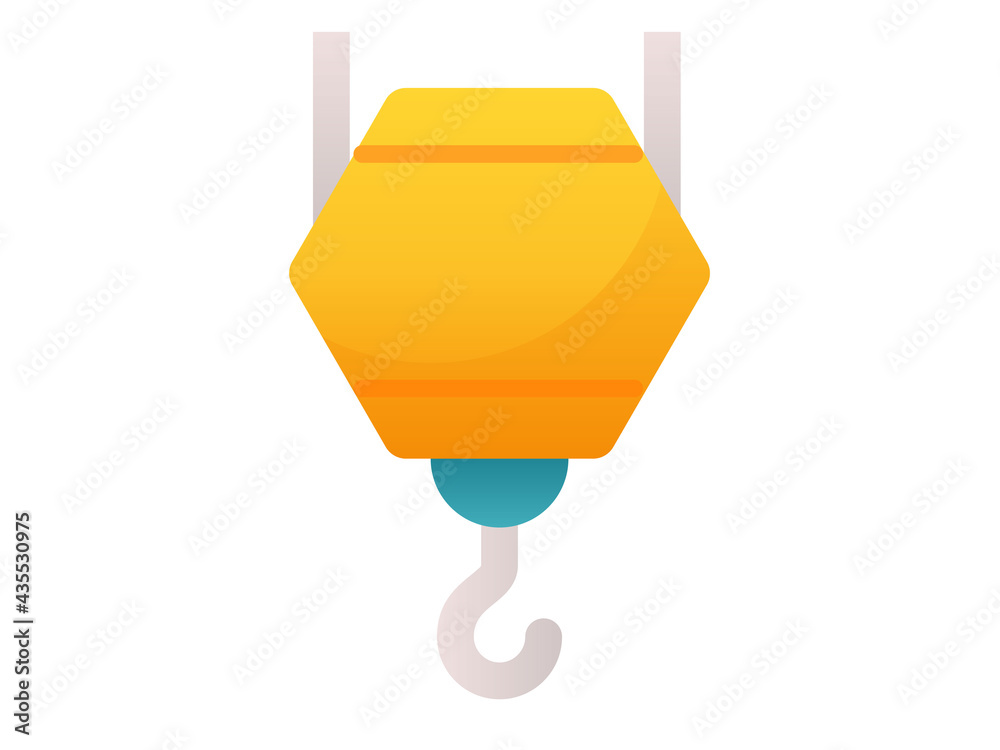 crane construction single isolated icon with smooth style crane construction single isolated icon with smooth style