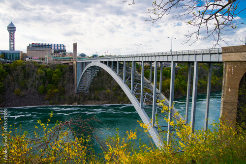 Fototapeta Naklejka Na Ścianę i Meble -  Overbridge Above The Niagara Falls River