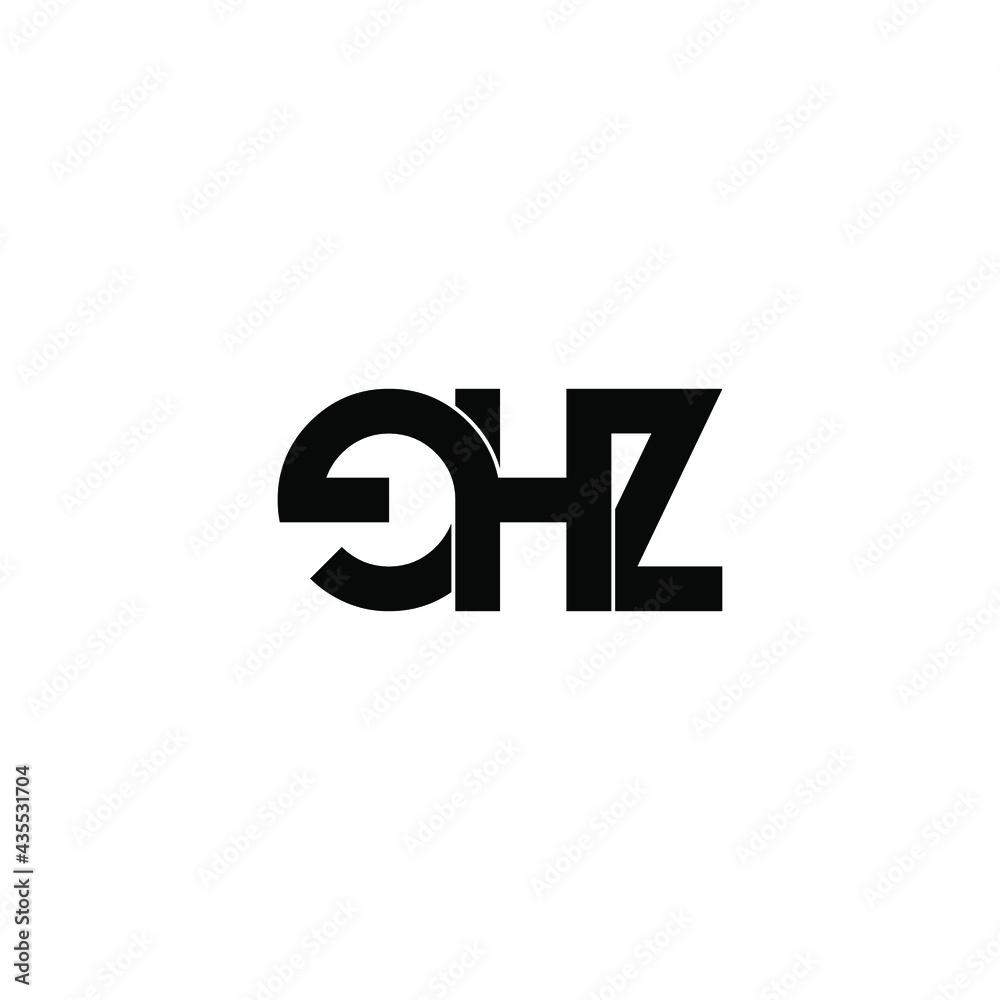 ehz letter original monogram logo design