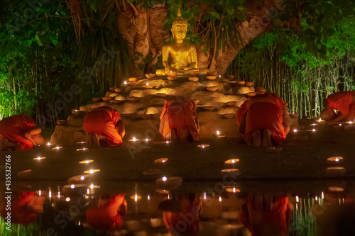 Canvas Print Visakha Puja Day (Vesak)