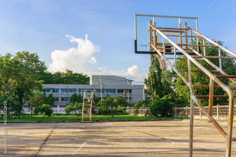 Old basketball court 