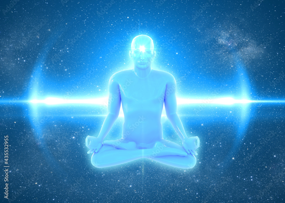 YOGA_002 Meditation Zen Chakra kundalini Space Background