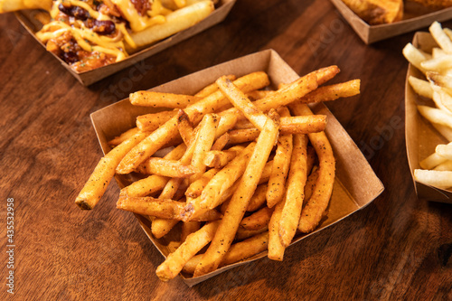 Tableau sur toile Cajun French fries