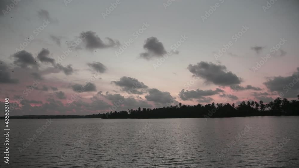 Dramatic lakeside Sunset beautiful sky - Wide Angle Dramatic lakeside Sunset beautiful sky - Wide Angle