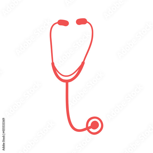 Stethoscope icon design template vector illustration isolated