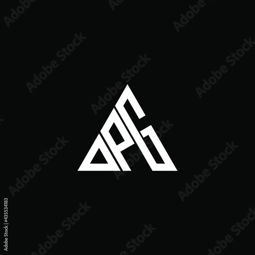 D P G letter logo creative design. DPG icon photo