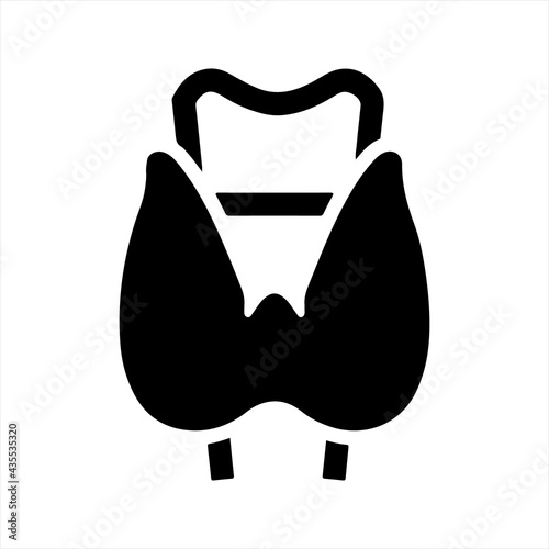 Endocrinology icon, vector and glyph