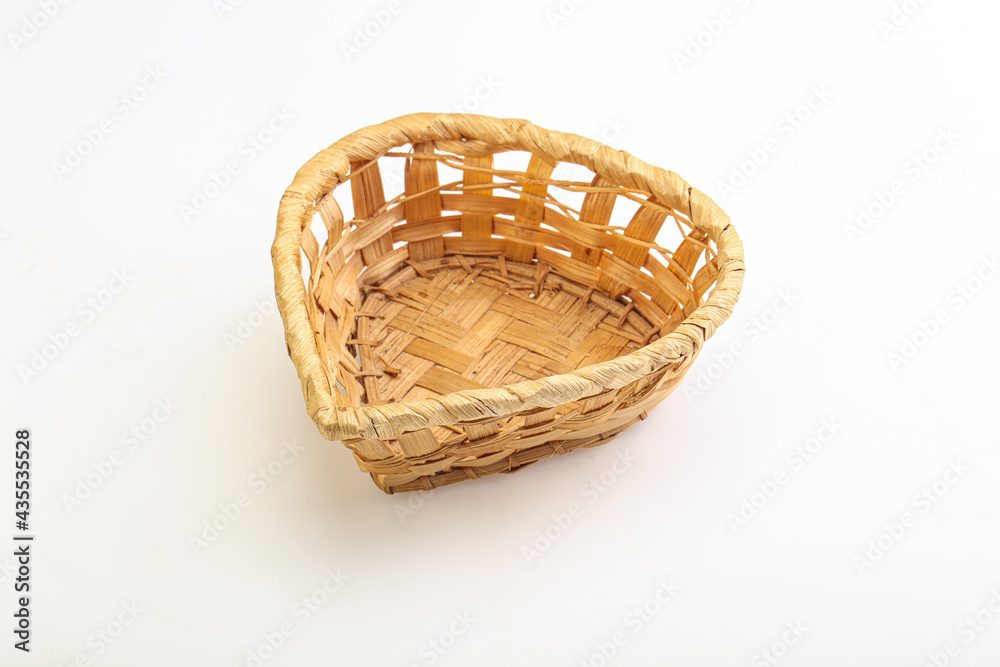 Natural wicker tableware for serving Natural wicker tableware for serving