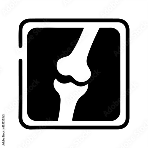 X ray icon, vector and glyph