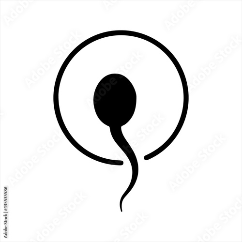 Infertility treatment icon, vector and glyph