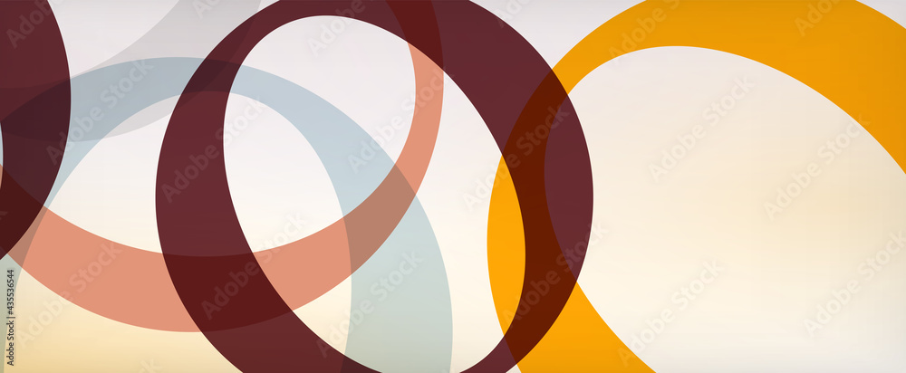 Ring geometric shapes, o letter repetition wallpaper. Abstract background for business or technology presentations, internet posters or web brochure covers Ring geometric shapes, o letter repetition wallpaper. Abstract background for business or technology presentations, internet posters or web brochure covers