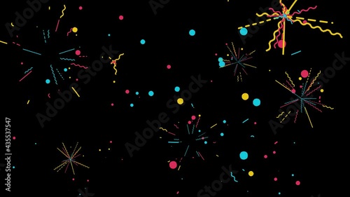 Fireworks cartoon