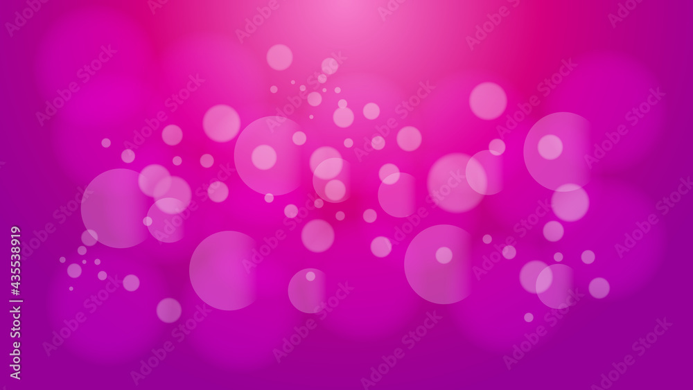 abstract pink blur bokeh on pink and purple gradient color background for website banner and poster card decorative design