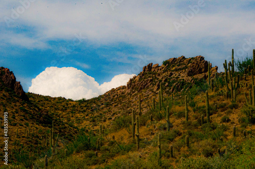 landscape with clouds