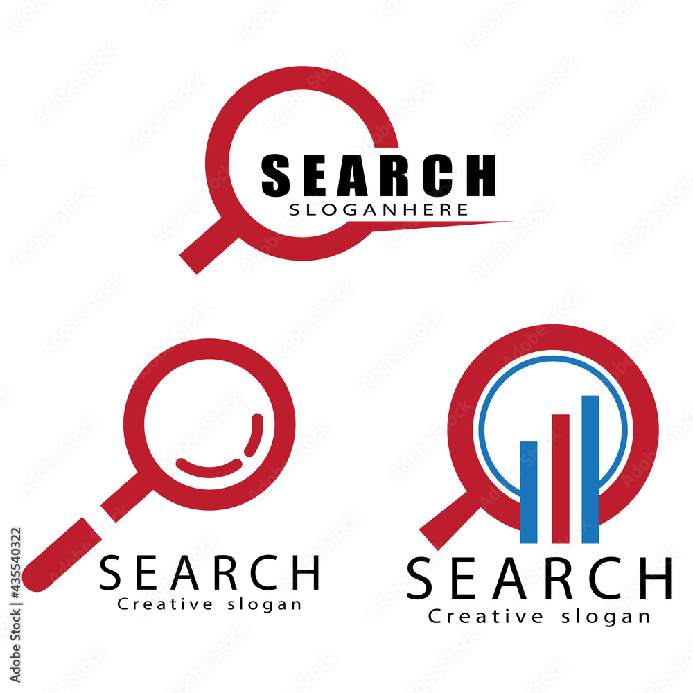 Search engine logo vector flat design Search engine logo vector flat design