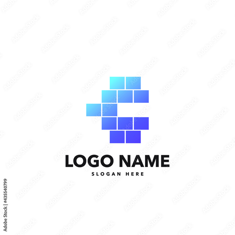 c letter modern logo design c letter modern logo design