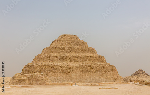 View to the pyramid of Djoser