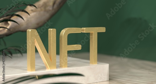 NFT Non fungible tokens digital crypto currency can be used to commodify digital creations, such as digital art, video game items, and music files photo