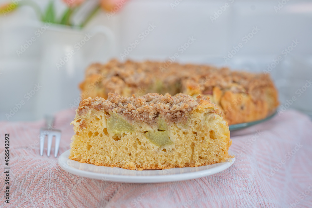 rhubarb crumble pie rhubarb crumble pie