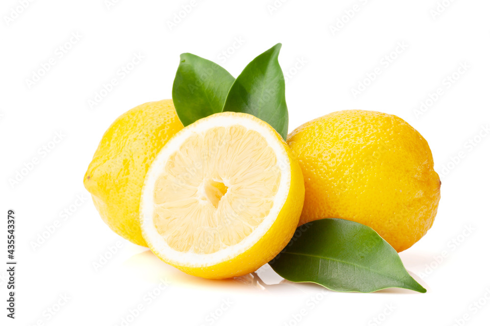 Fresh lemon citrus fruits