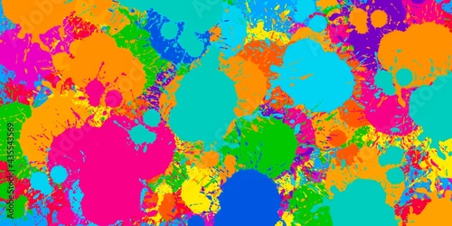 Watercolour splash art retro muti colorful mix colour creative cool pattern background textures illustration  photo