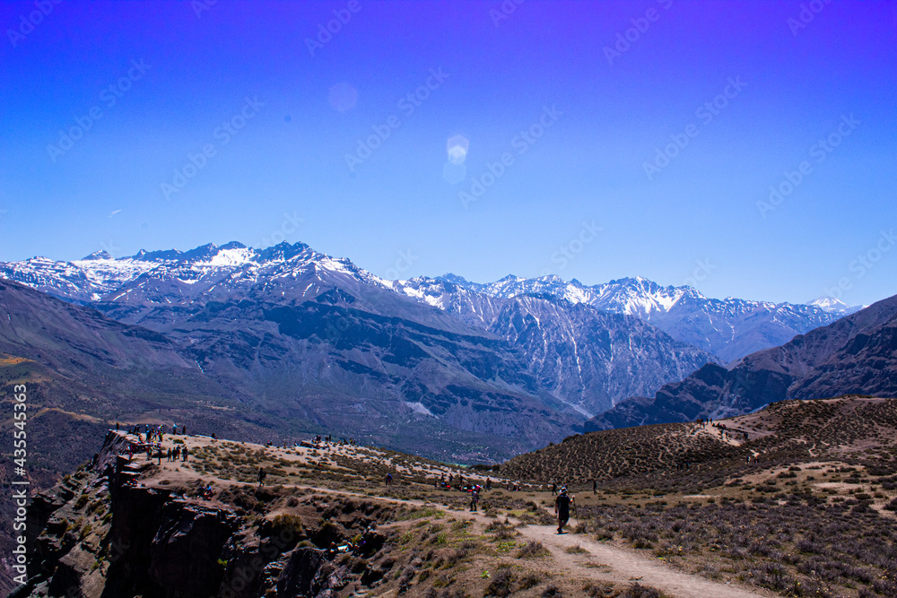 mirador de condores cajon del maipo Stock Photo Adobe Stock