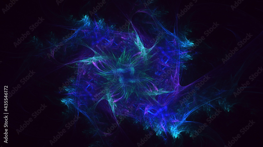 3D rendering abstract colorful fractal light background 3D rendering abstract colorful fractal light background