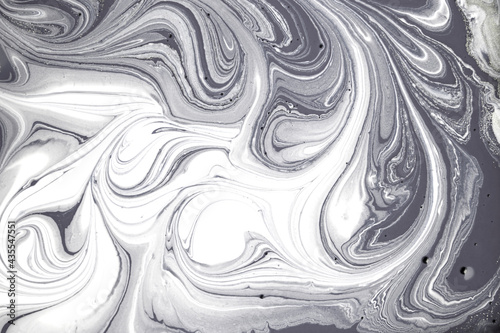Marble abstract acrylic light background. Nature grey artwork texture.