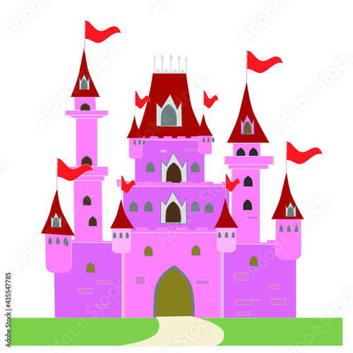 fairy tale castle cartoon