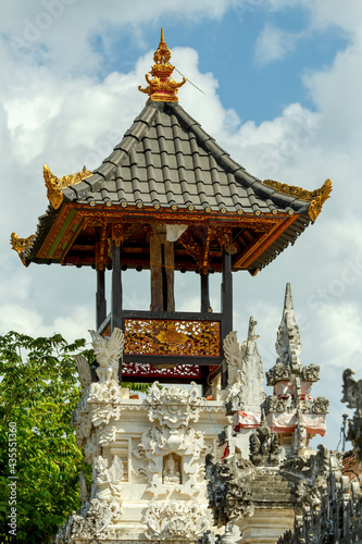 Hindu Temple near village Kampung Toyapakeh in Nusa Penida island, Bali, Indonesia photo