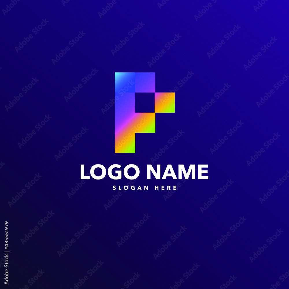 Obraz premium o letter modern logo design