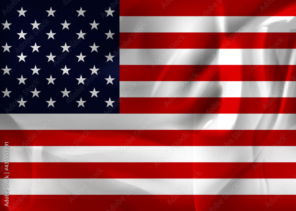 Fototapeta premium Fourth of July. 4th of July holiday banner. American Independence Day Party celebration. 