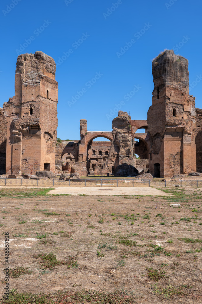 Ancient Baths of Caracalla in Rome