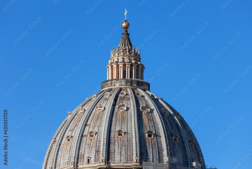 St Peter Basilica Dome In Vatican