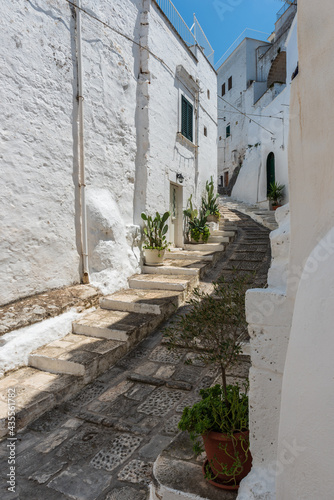 Fototapeta Naklejka Na Ścianę i Meble -  Glimpses of ancient Puglia. The white city. Ostuni.