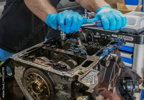 Engine repair - car repair workshop and service