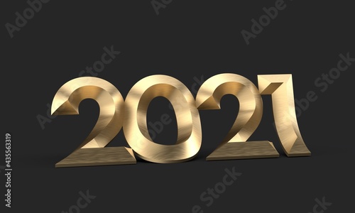 JAHR 2021 business 3d digit...