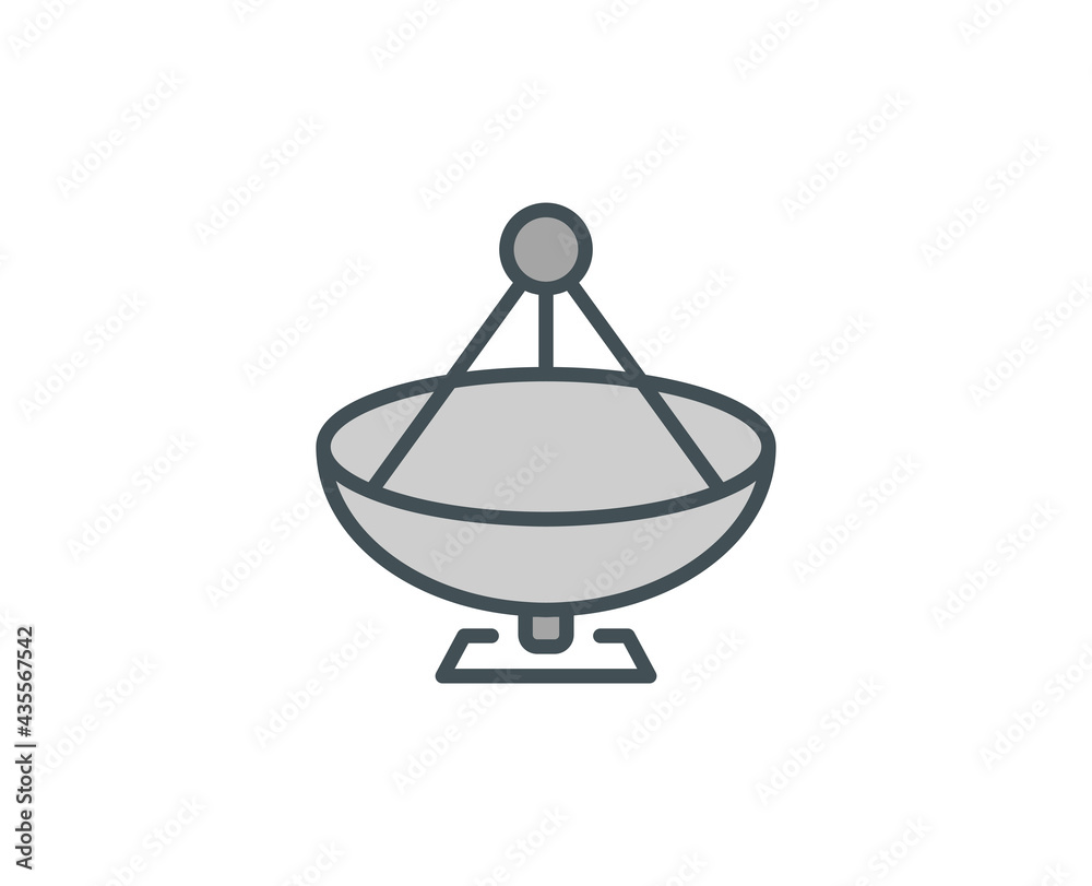 Line Antenna icon isolated on white background. Outline symbol for website design, mobile application, ui. Electronics pictogram. Vector illustration, editorial stroсk. Line Antenna icon isolated on white background. Outline symbol for website design, mobile application, ui. Electronics pictogram. Vector illustration, editorial stroсk.
