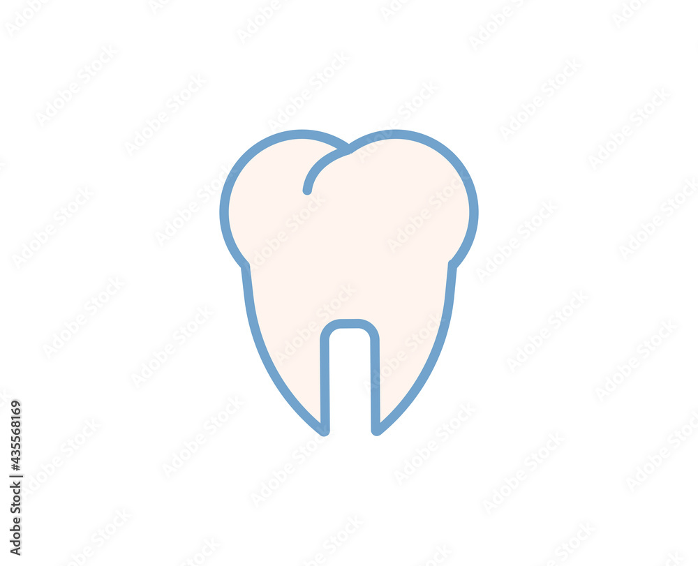 Teeth flat icon. Thin line signs for design logo, visit card, etc. Single high-quality outline symbol for web design or mobile app. Medical outline pictogram. Teeth flat icon. Thin line signs for design logo, visit card, etc. Single high-quality outline symbol for web design or mobile app. Medical outline pictogram.