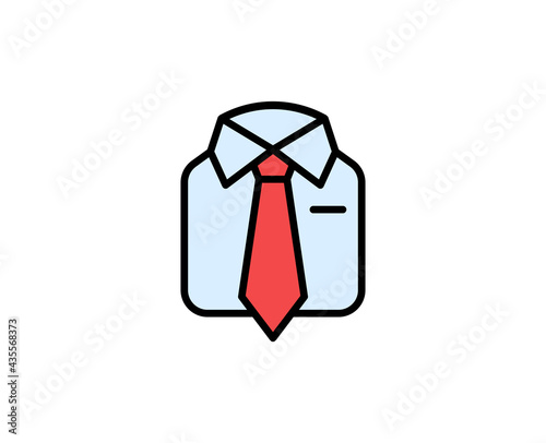 Uniform line icon. Vector symbol in trendy flat style on white background. Office sing for design.
