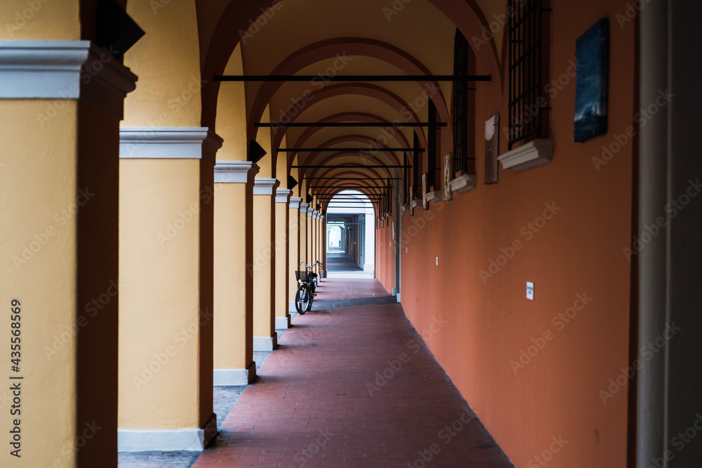corridor of the church