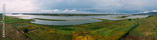 Aerial panorama view of landscape in Guangdong,China