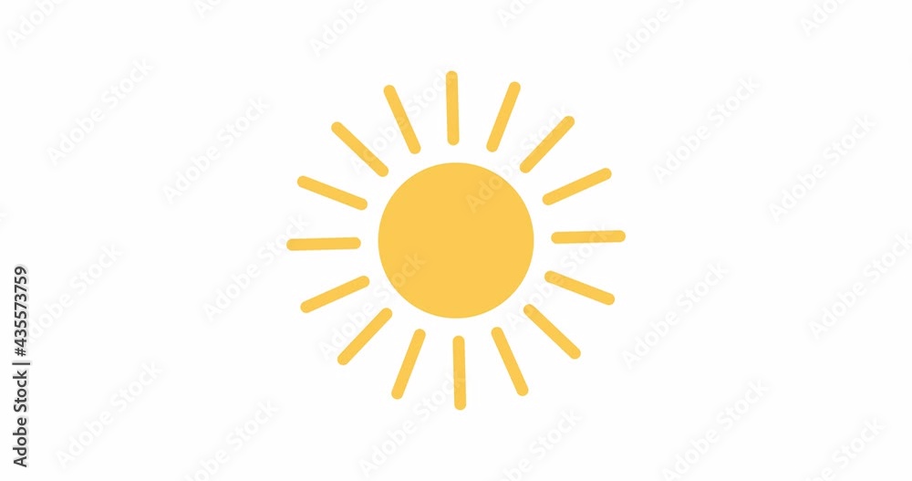 Animation of the sun with rays. Summer warm weather concept. 4K animation with alpha channel
Animation of the sun with rays. Summer warm weather concept. 4K animation with alpha channel