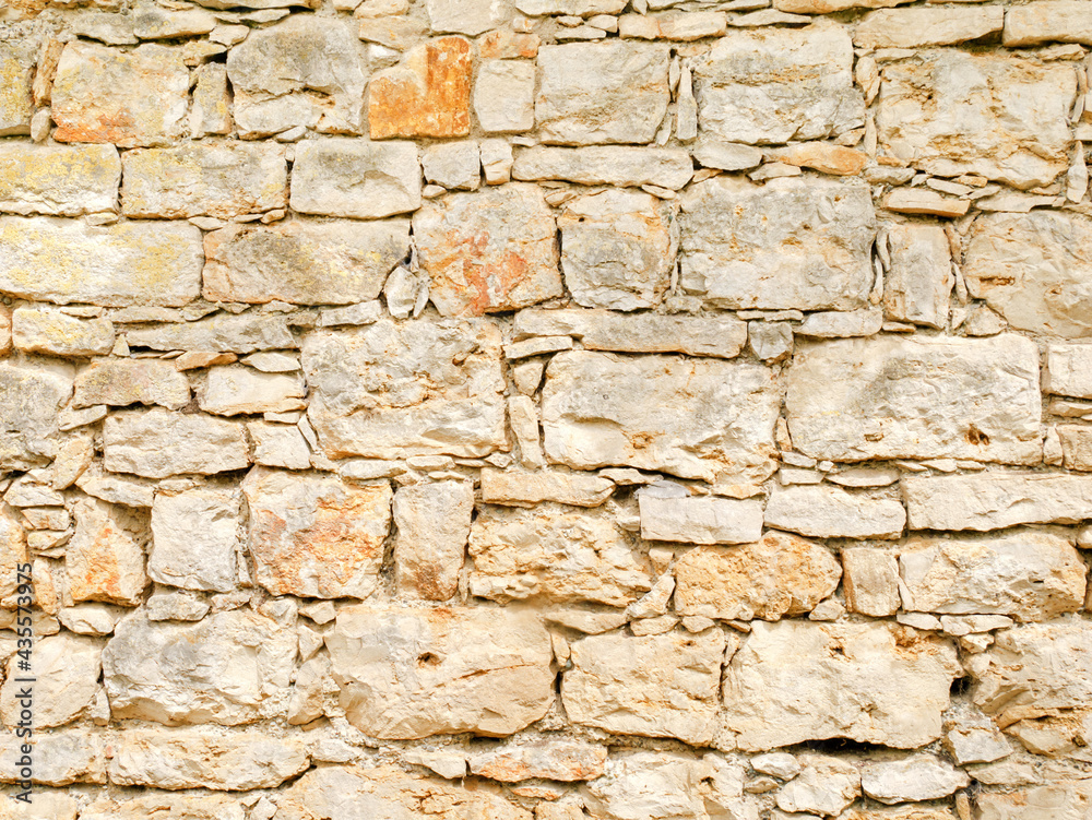 old sandstone wall