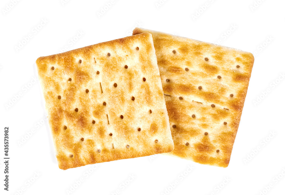 Cracker bread isolated on a white background Cracker bread isolated on a white background