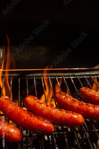Chorizo a la brasa con fuego y aire superior