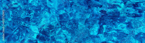 Surface pattern of blue ocean water