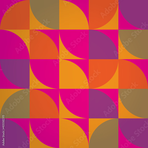 Abstract repeatable seamless retro style mosaic tile pattern design 
Eps 10 stock vector illustration 