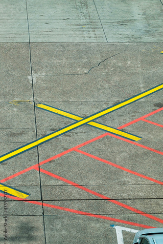 lines on the ground