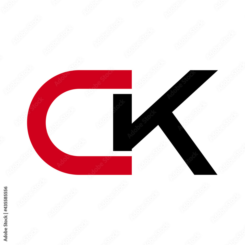 Illustration Vector Graphic of Modern CK Letter Logo. Perfect to use for Technology Company Illustration Vector Graphic of Modern CK Letter Logo. Perfect to use for Technology Company